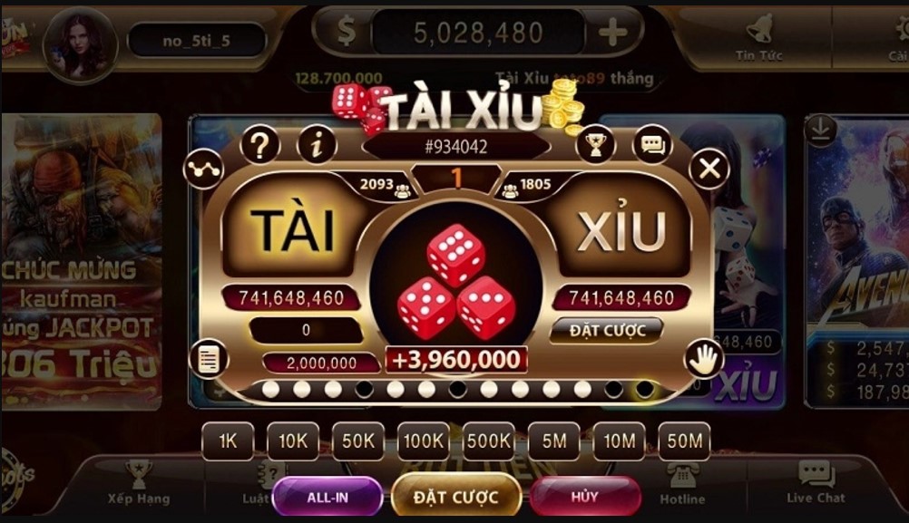 Đặc điểm của sân chơi tài xỉu 98Win